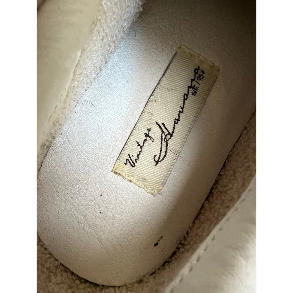 Vintage Havana Denisse 27 White and Baby Pink Star Sneakers Women's 8 - Picture 14 of 16